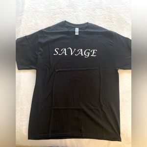 Savage tee shirt 💯 cotton. Various sizes